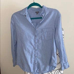 Aerie lite blue denim color top super soft s/p $12
